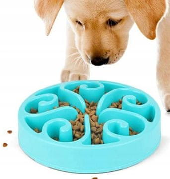 shumee VELIKA POSODA ZA PASJO HRANO ZA POČASNO HRANJEVANJE XXL 500 ml