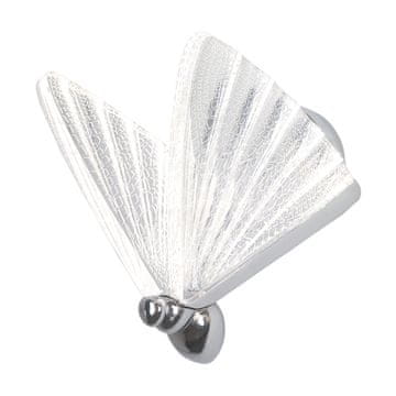 shumee Dekorativna stenska svetilka z metuljčkom, kromirana, LED, spremenljiva barva 8W, MARIPOSA Light Prestige