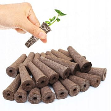 shumee ZAČETNI KOMPLET ZA SADIKE INŠPEKCIJSKI PREGLED SADIK 50 KARTUŠ SUBSTRAT HIDROPONIKA