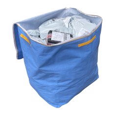 shumee VELIKA TORBA Z UŠESI IN DRŽALOM ZA IGRAČE 3XL 220L OJAČANA KURIRSKA ŠKATLA