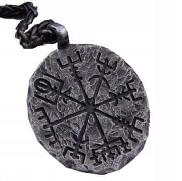 shumee Vegvísir Viking ogrlica s kompasom NORDIC 460
