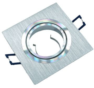 shumee Premična stropna svetilka srebrna GU10 kvadratna ID-1020 Idealed