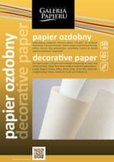 shumee Dekorativni papir s cvetličnim vzorcem /20 kosov/ Galeria Papieru 220g 203301 DIAMANTNO BELA