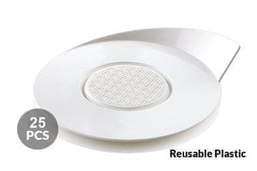 shumee Podstavek za enoporcijske bankete premera = 86 mm/25 kosov bele barve