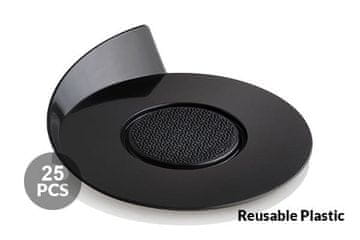 shumee Podstavek za enoporcijske bankete, premer 86 mm/25 kosov, črn