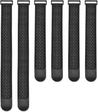 shumee Kabelske vezice z ježkom, ježkov trak, komplet 2 velikosti, 6 kosov