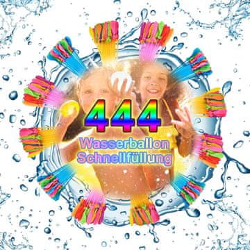 shumee Samozapiralne avtomatske vodne bombe za pipe z navojem, 444 kosov.