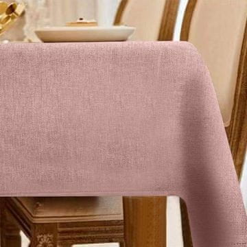 shumee Prt za mizo, roza, pralni, pravokoten, 110x110 cm