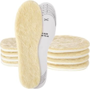 shumee Zimski izolirani vložki za čevlje za rezanje 36-46, 5 parov