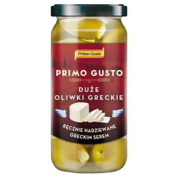 shumee Primo Gusto velike grške olive, ročno polnjene z grškim sirom 230 g