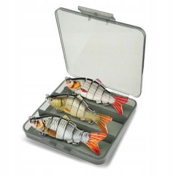 shumee KOMPLET 3 VAB ZA ŠČUKE IN SKUČE 8,4 CM 11,2 G KOMBINIRANA ŠKATLA