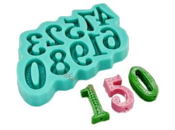 shumee Silikonski model za okraske za torte NUMBERS