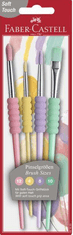 shumee Faber-Castell čopiči za pastelne vzorce, blister, 4 kosi