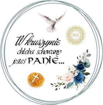 shumee Oblat za PRVO SVETO OBHAJILO torta 20 cm vzorec 15