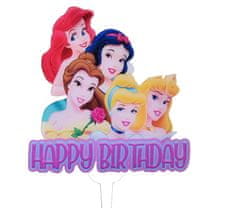 shumee Akrilni okrasek za torto "Vse najboljše za rojstni dan princese"