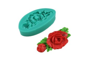 shumee Silikonski model ROSE ROSES FLOWER testo za torto