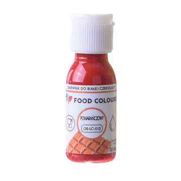 Food Colours Jedilno barvilo za čokolado in mastne mase ORANŽNO 18 ml