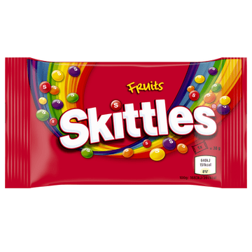 shumee Žvečljivi bonboni Skittles Fruits 38 g