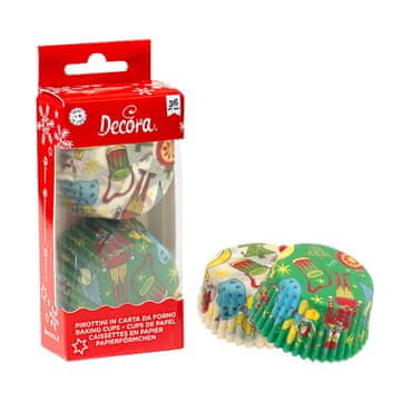 Decora Modelčki za mafine NUTCRACKER 50x32 mm 36 kosov