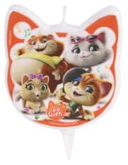 shumee 2D sveča za torto 44 mačk