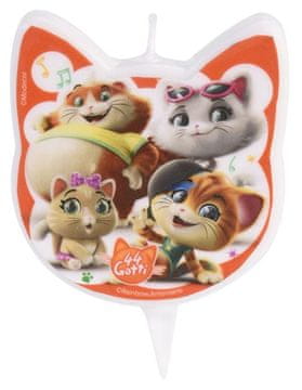 shumee 2D sveča za torto 44 mačk