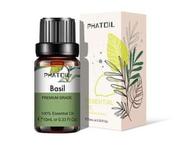 shumee Zeliščno eterično olje 100 % čisto in naravno bazilikino olje 10 ml