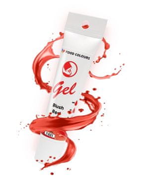 shumee Barvila za živila v gelu RDEČA PASTELNA 30 g