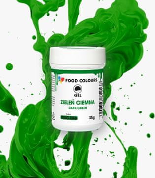 Food Colours Temno zeleno gelsko barvilo za živila 35 g