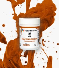 shumee Barvilo za živila v gelu mahagoni rjave barve 35 g