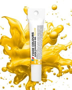 Food Colours Gel barva rumena 20 g - tuba