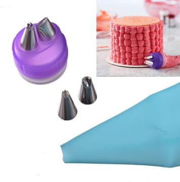 shumee Dvojni adapter za dekoracijo + konice + vrečka