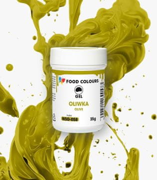 shumee Olivno zelena gelska barva za živila 35 g