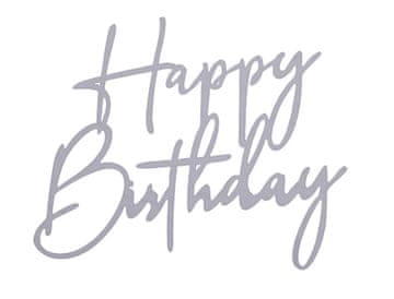 shumee Akrilni okrasek za torto "Vse najboljše za rojstni dan", vzorec 3