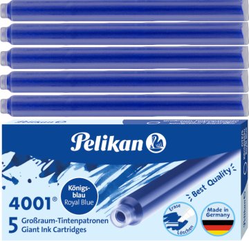 shumee PELIKAN VLOŽKI ZA DOLGO PERE 5 kosov GTP/5 MODRI