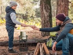 shumee STOJALO ZA REZANJE DREV, ROČNO, LITOGREZNI CEPILNIK ZA KAMIN 27x14cm