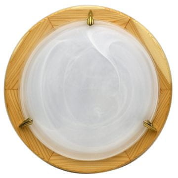 shumee Stropna svetilka Candellux DUNA 14-64106 iz naravnega lesa