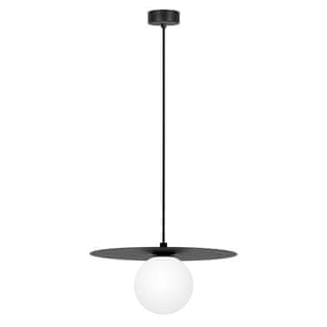 shumee Viseča svetilka s črnim diskastim senčnikom Ø25cm ROBIN 1xG9 10W K-5436 Kaja