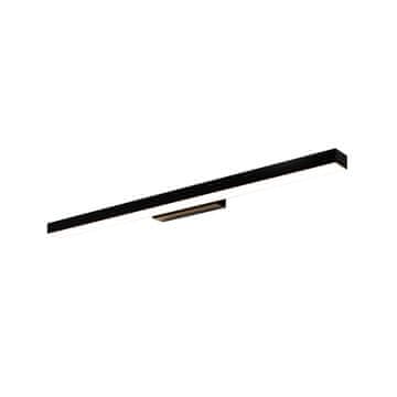 shumee Stenska svetilka za kopalnico nad ogledalom, črna, linearna, 66,5 cm, spremenljiva barva, LED, 20 W, AQUA Light Prestige
