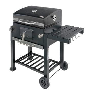 shumee Vrtni žar Mega-M na črno oglje s pokrovom, 1x stranska mizica 55x42 N