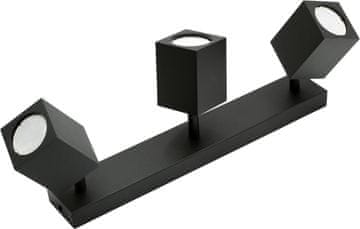 shumee Stropna svetilka | stenska svetilka črna reflektor x3 QUANTUS III ID-6103 IdeaLED