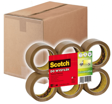 shumee SCOTCH 371 LEPILNI TRAK 66M 48MM RJAV /36 KOSOV/