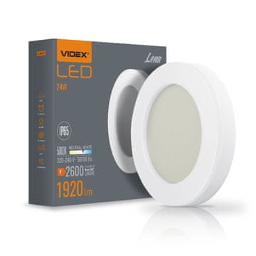 VIDEX Zunanja stenska in stropna svetilka 32 cm LED 24W bela IP65 LENA Videx