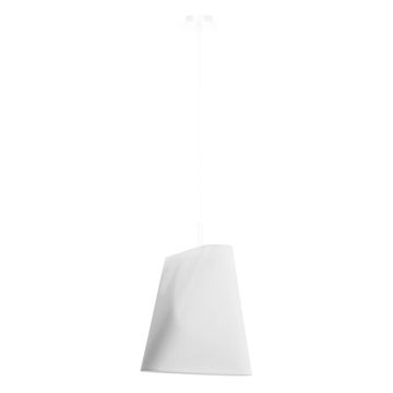 SOLLUX lighting Viseča svetilka trapezoidne oblike bela BLUM 1xE27 15W SL.0769 Sollux Lighting
