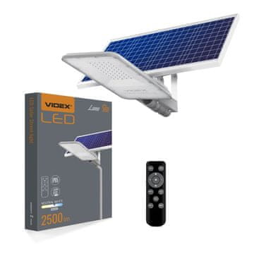 shumee Solarna LED svetilka z daljinskim upravljalnikom 2500lm 5000K panel 30W IP65 LANA Videx