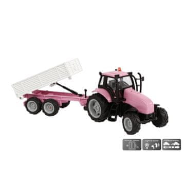 shumee Igrača traktor s prikolico KIDS GLOBE 510241 KG510241