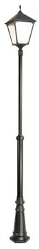 shumee Vrtna/parkovna svetilka 300 cm 1xE27 črna IP43 SU-MA Retro OGMWN 1 BD KW