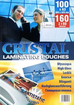 shumee Laminacijska folija A3 80Mic /100 kosov/ Argo