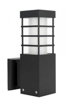 shumee Aluminijasta zunanja stenska svetilka 1xE27 črna IP54 SU-MA RADO RADO II K BL