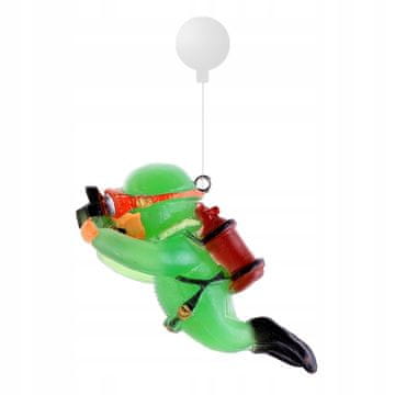 shumee DEKORACIJA Potapljač, ki plava v akvariju, SE PONOČI SVETI