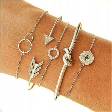 shumee KOMPLET ZAPESTNIC Z BOHO RETRO PUNK OBARVAMI, 66